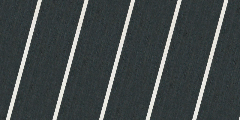 Graphite White synthetic teak finish