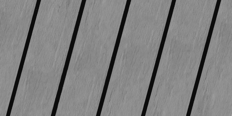 Platinum Black synthetic teak finish