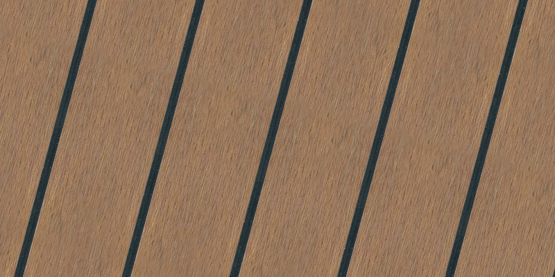 Walnut Black synthetic teak finish